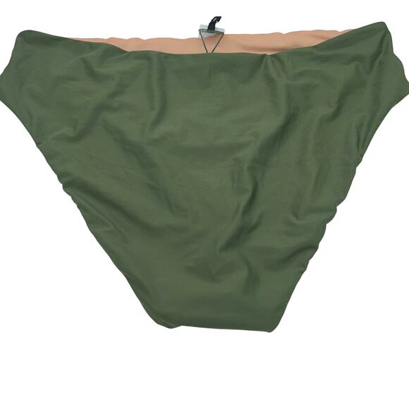 New NWT J. Crew Green High Rise Bikini Swim Bathing Suit Bottom Women's Size XXL - Picture 7 of 10